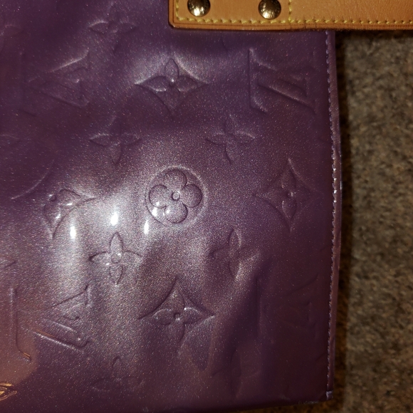 Louis Vuitton Large Purple Tote - Picture 12 of 13